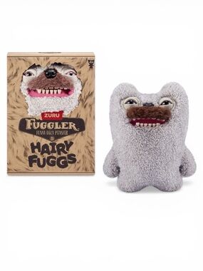 ZURU Fuggler Hairy Fuggs Old Tooth Plush Monster - Gray